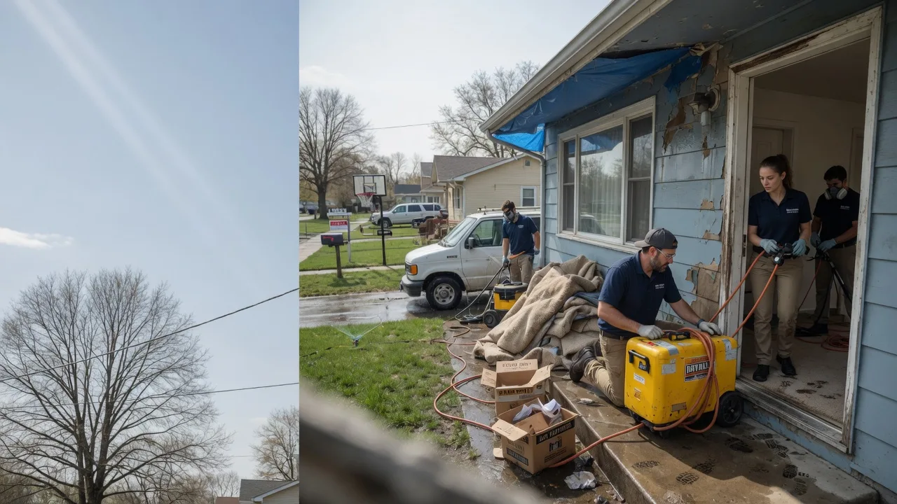 Basement Flood Cleanup in Rosendale, WI near me